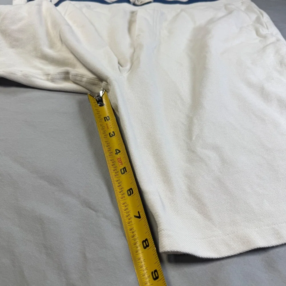 Polo Ralph Lauren Boy's Cotton Mesh Shorts Big Pony Big 3 White‎ Size XL 18-20